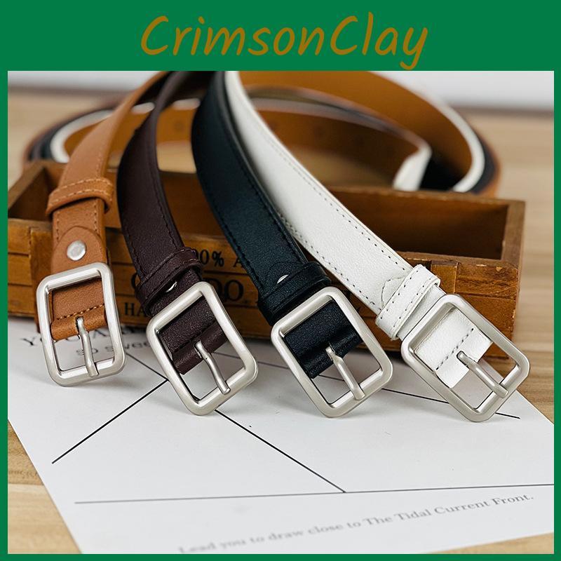 Simple Fashionable Womens Belt Metal Pin Buckle Outdoor Casual Waist Belt