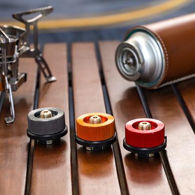 Outdoor Camping Card Type Furnace Gas Tank Conversion Head Camping Furnace Conversion Head Copper Core with Self Closing Functio