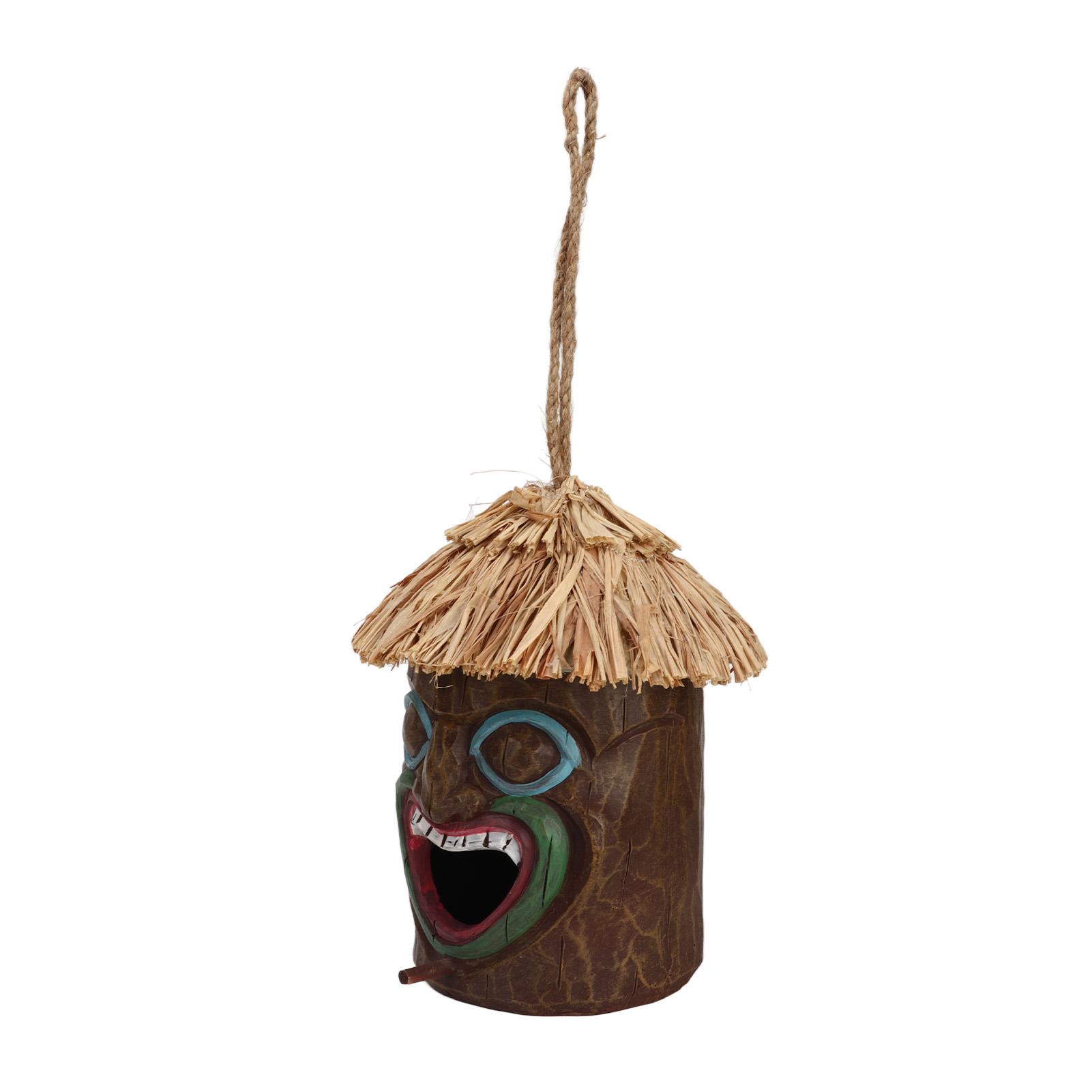 

20x12cm Hanging Birdhouses Simulation Resin Garden Birdhouses Decor for Outdoor Corridor