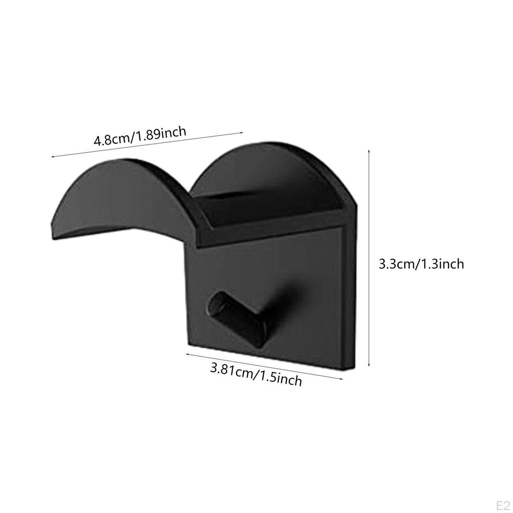10 Pieces Hat Organizer Rack for Baseball Cap Hook Versatile Portable Wall Mounted Dorm