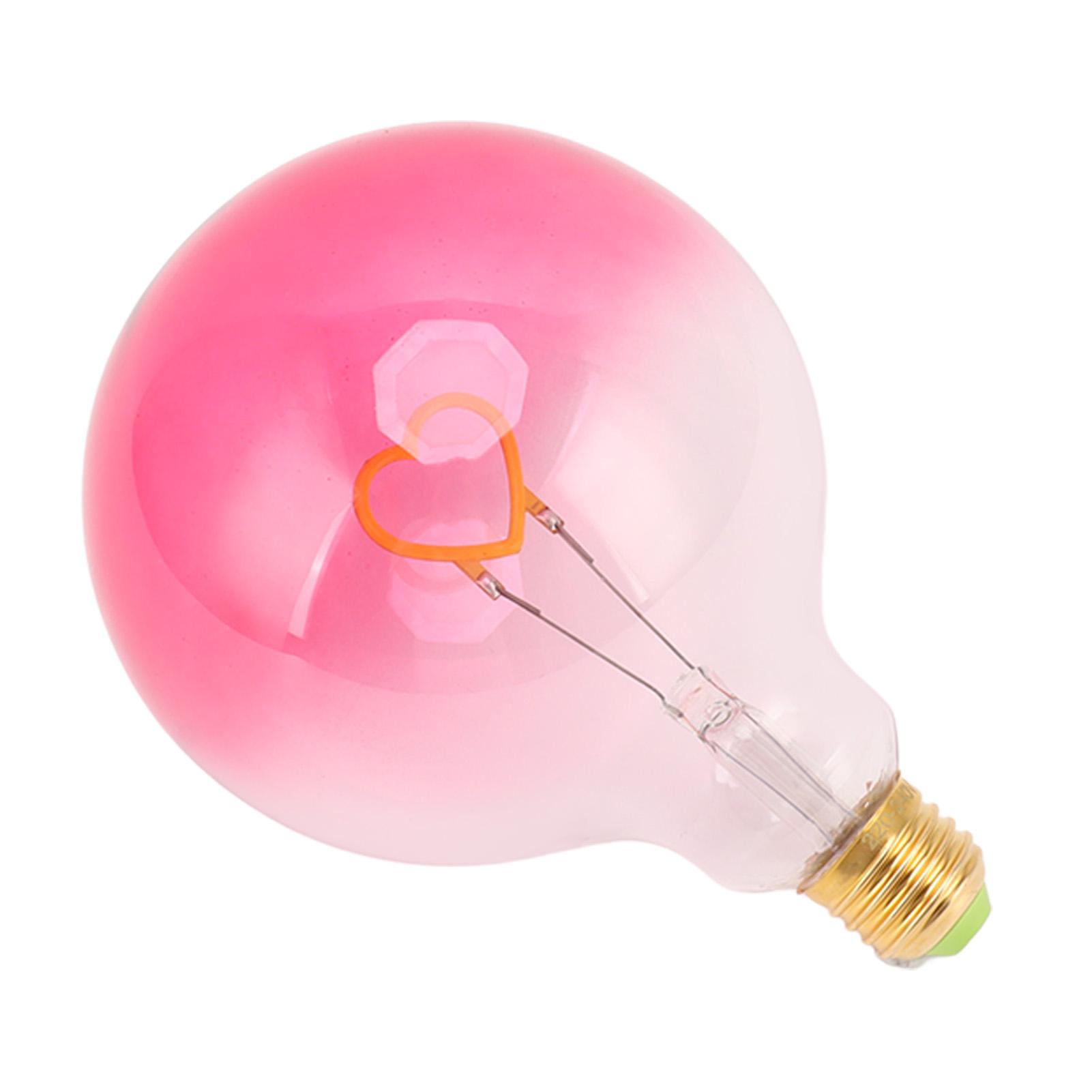 

LED Decorative Bulbs Professional Dimmable E27 Screw Base Ambient Night Light Bulb Gradient Pink 220‑240V