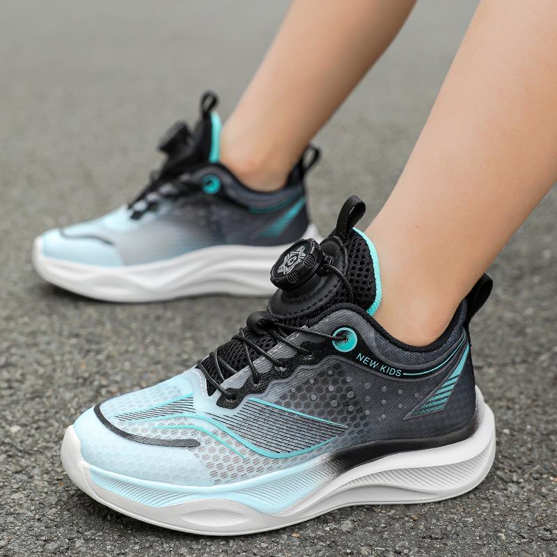 Boys shoes red rabbit pro running shoes summer new single mesh breathable running shoes medium and large children's student sports running shoes