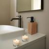 Luxury Wooden Soap Dispenser Hand Sanitizer & Lotion Bathroom Accessory - Ideal For Home & TravelSoap Bar Dispenser