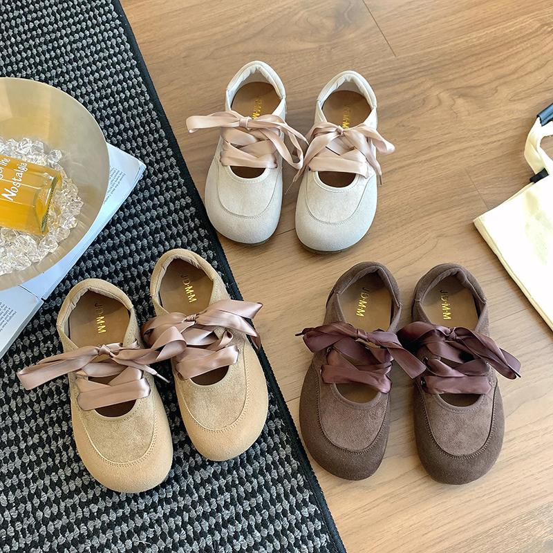 Fashion Women's Lace Plats Shoes Fashon Casual Sneaker Designer Elegant Ballet Dance Shoes 2025 Autumn New Shallow Zapatillas De Mujer
