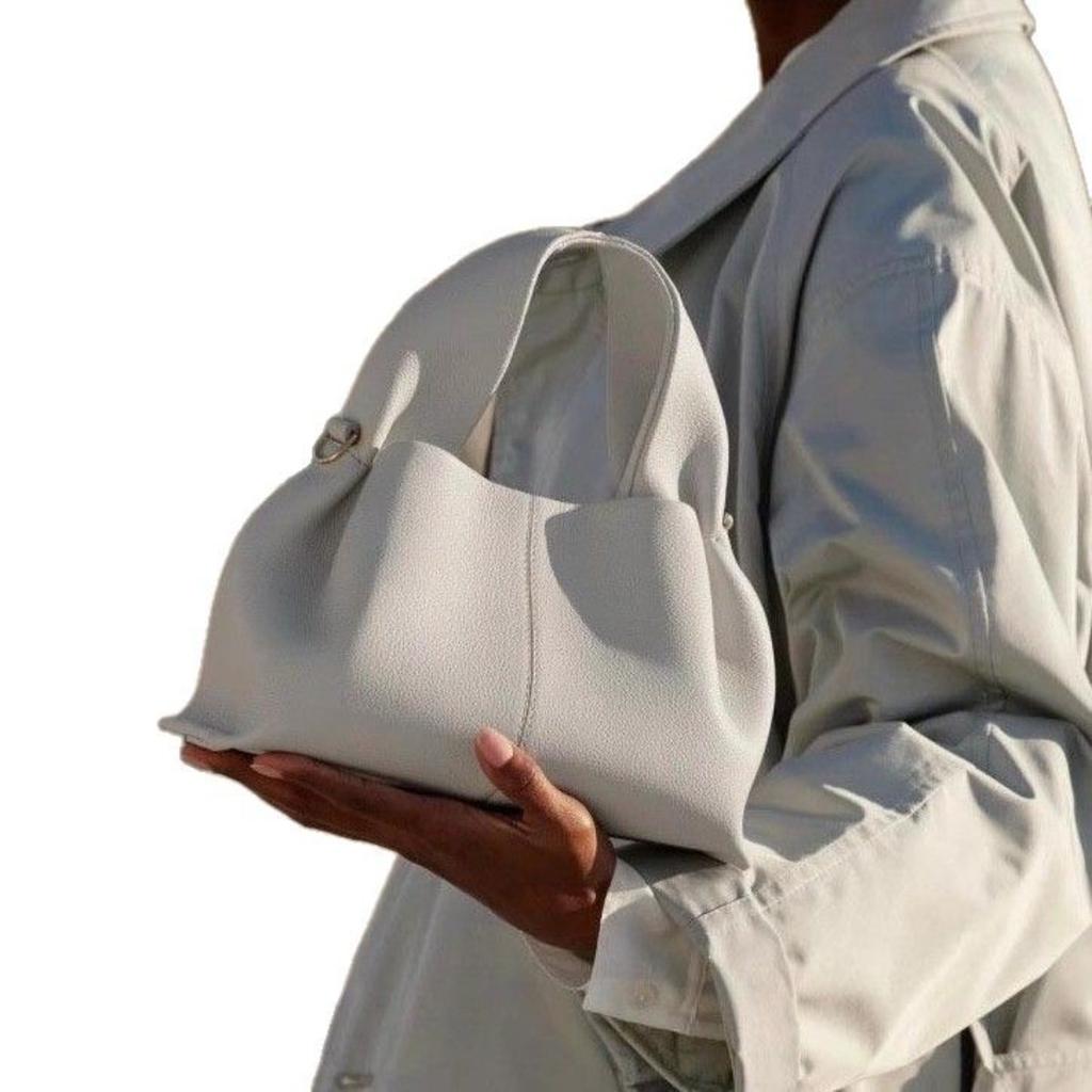 French Poleno Cloud Bag Women's Bag Niche High-end Sense Oblique Span Shoulder Handbag Women's Fashion Pleated Dumpling Bag