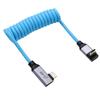 HangTon USB Type C 20Gbps PD 100W 4K 60p Cable for Samsung BMPCC ZCAM R6 Mark FX30 iPhone Smartphone Max Right Diagonal 30cm USB-C SSD, 6K, GH6, R5,