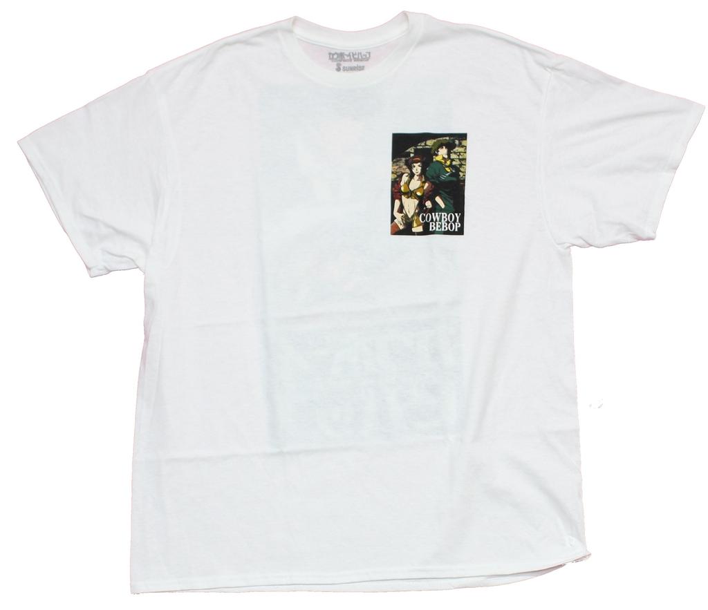 Cowboy Bebop Mens T-Shirt - Faye Spike Lapel Screen Shot Baks