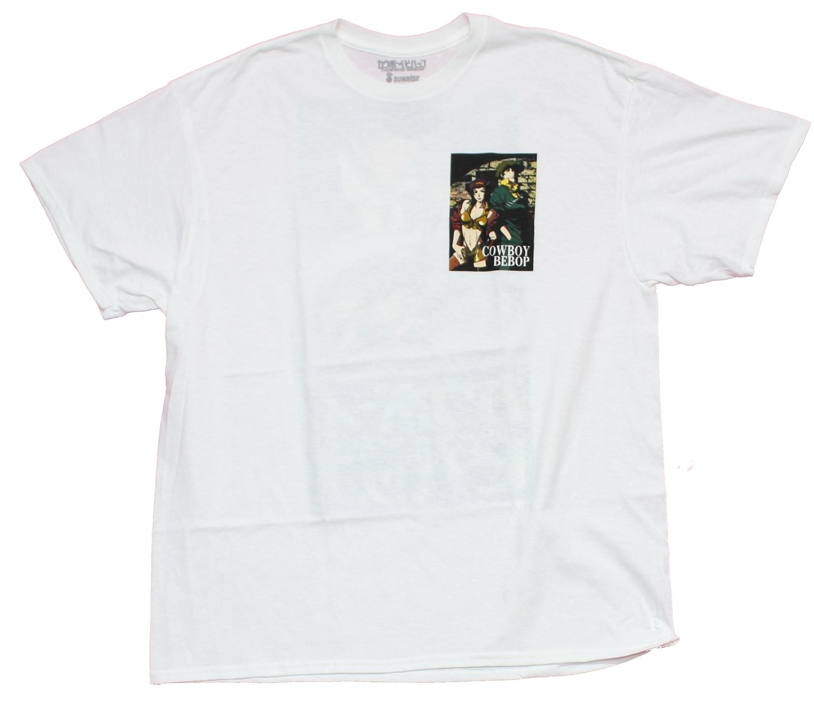 Cowboy Bebop Mens T-Shirt - Faye Spike Lapel Screen Shot Baks XXXL