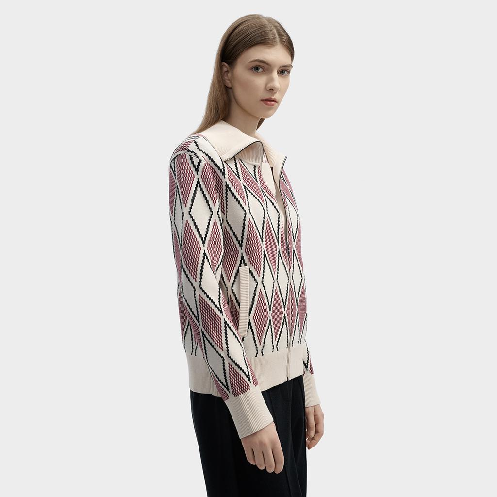 New FILA Cardigan Jackets & Coats Women's Light Pink Heather F11W443410FBG