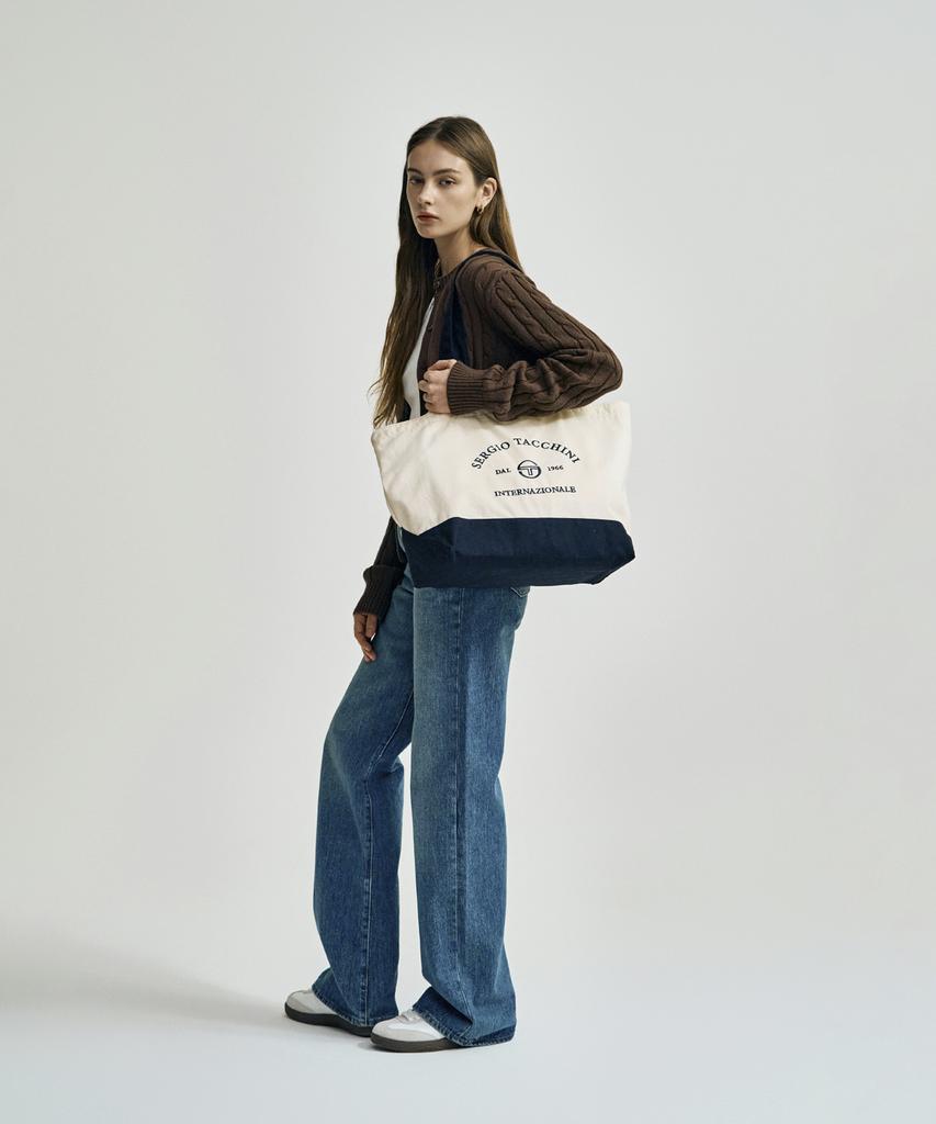 Sergio Tacchini U Classic Tote Bag (D.Ivory)