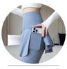 Damen High-Waist Culottes mit Rock & Yoga Leggings (Übergröße)
