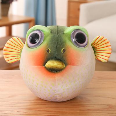 Plyšová hračka Pufferfish z reálného života, simulace mořských zvířat, Puffers, plyšové hračky, měkké akvarijní ryby, panenky, vánoční dárky pro děti