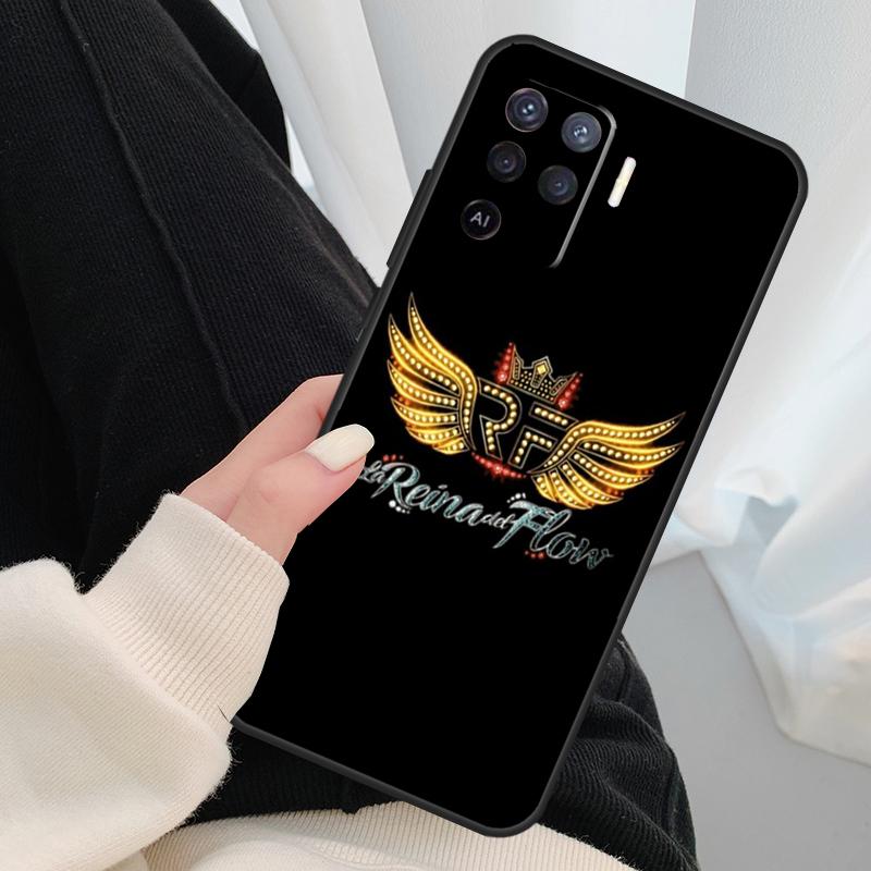The Queen of Flow Case For Oppo A96 A76 A16 A60 A98 A58 A78 A18 A38 A80 A40 A77 A57 A17 A74 A54 A94 A15 A5 Pro