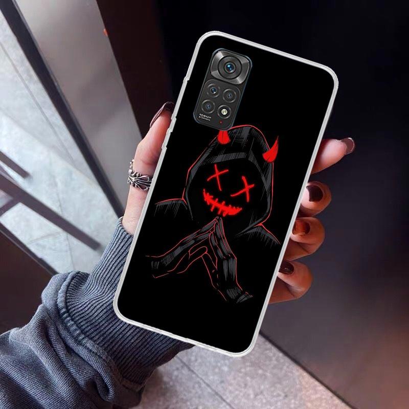 Devil Bad Boy Anime Phone Case For Xiaomi Redmi Note 10 11 12 13 14 15 Pro Plus 11S 12S 14S 11T 11E 10S Soft TPU Back Cover Redm