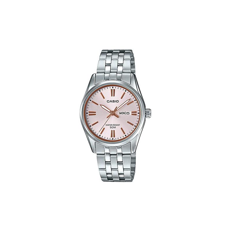 

Casio STANDARD series, legendary analog watch series, classic, simple, comfortable and exquisite, Roman numeral time scales, waterproof, LTP-1335D-4AV розовый