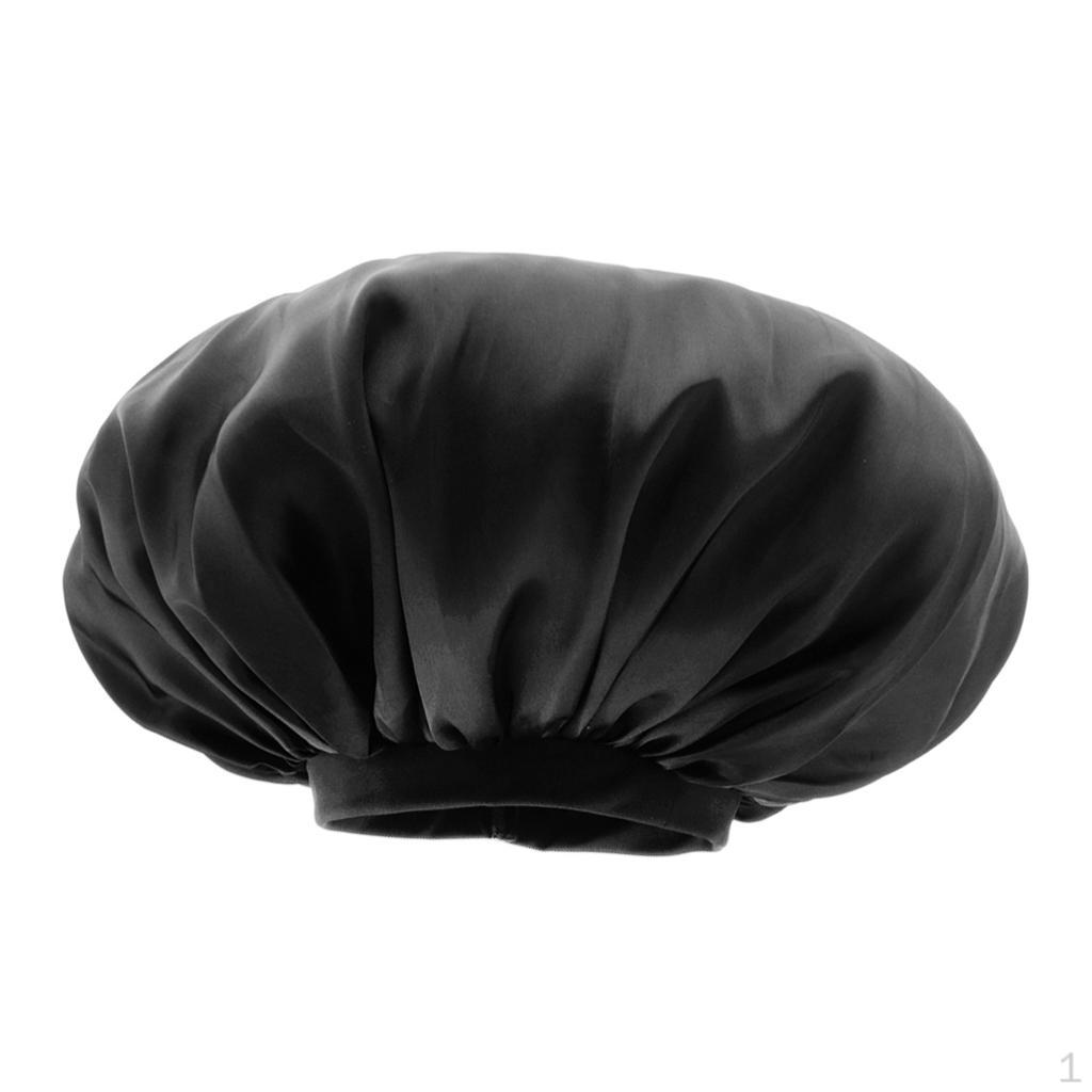 Satin Head Cover Silky Bonnet for , Smooth & Breathable