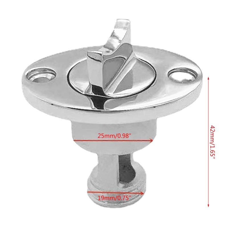 Marine Drain Plug Stern Wire Plug Bilge Sewage Outlet Kayak Boat Drain for Valve 316 Stainless Steel Replacement Repair
