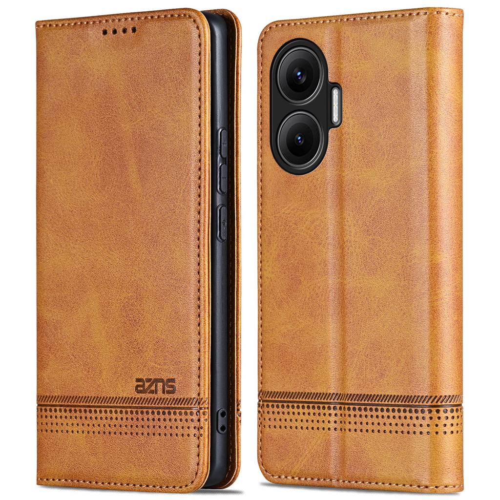 AZNS Pentru Xiaomi Poco F7 5G/Redmi Turbo 4 Pro 5G Huse Textură Piele de Vacă Piele PU Portofel Husă Telefon