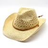 Ethnic Style Hollow Cowboy Hat Men'S Hat Summer Beach Hat Western Cowboy