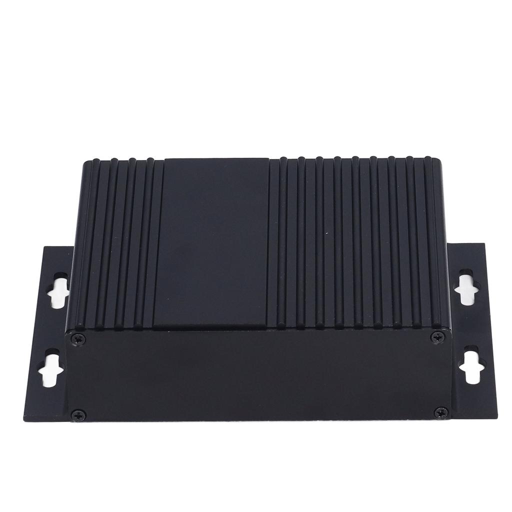 Aluminiowa obudowa elektroniczna matowa czarna wodoodporna uszczelka do płytek elektronicznych DIY