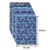 Kawasumi Washi Special Chiyogami Yuzen Washi B4 x 10 Patterns Indigo-Style Hand-Dyed Paper, Size, 25.7 36.4 cm,