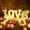 LED Heart Shaped Light Romantic Home Decor Wedding Prop Party Decoration Heart Shape Night Lamp Desktop Ornament Reusable
