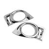 ABS Chrome Front Fog Light Lamp Cover Trim Fit For Toyota Highlander 2014-2016