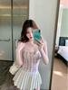 Women's Sweet Brushed Warm Cotton Vest with Pads - Autumn & Winter Back Camisole
