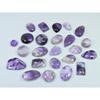 276Cts. Natural Amethyst Lace Agate Mix Shape Cabochon Gemstone 24 Pcs Lot C-1907