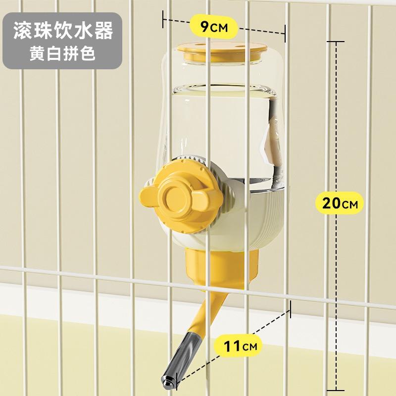 Dog Cage Hanging Water Bottle Pet Large Capacity Candy Color Hanging Cage Water Dispenser Dog Cat Automatic Feeder Accessories