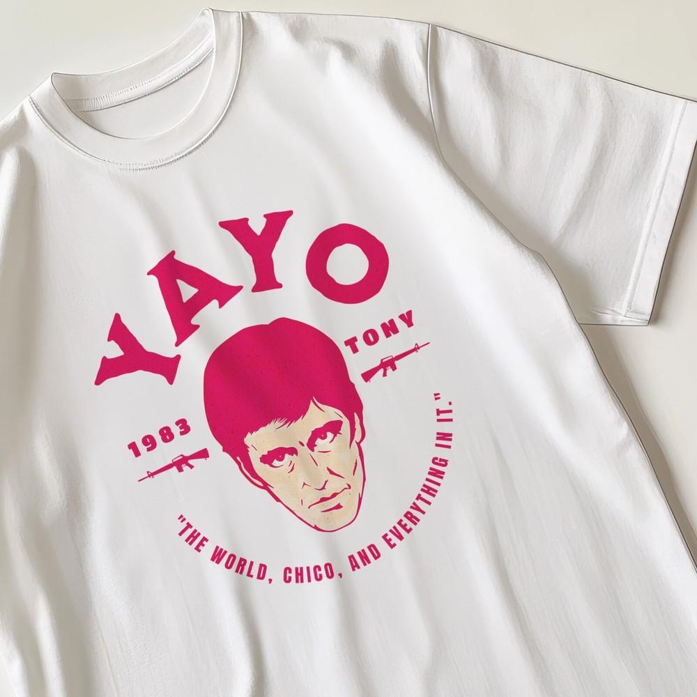 

Yayo Scarface Retro Tshirt Shirt 80s 90s Nostalgic Gift For Him and Her XL