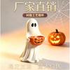 Halloween Ghost Pumpkin Resin Decorative Bowl Figurine Tabletop Ornament Party Home Decoration