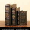 Scaffale per Libri in Legno Retrò Europeo: Ornamenti Vintage e Scatola Decorativa per Libreria