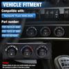 HVAC A/C Control Panel, AC Heater Climate Control Panel Compatible with Kenworth Truck 2006-2025, Replaces F21-1013-21-000 (General)