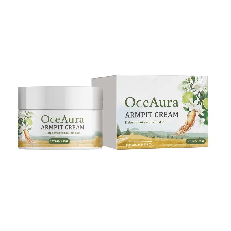 OceAura Underarm Whitening Cream Moisturizing Brighten Fade Dark Spots Dull Skin Gentle Lightening Care Cream
