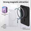 Applicable To Apple 15P Back Sticker Magnetic Magsafe Card Bag Super Magnetic Insert Card Holder Ring Wrist Buckle