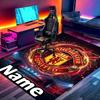 Custom Name Personalized Manchester United Print Carpet, Versatile Home Decor Rug, for Playroom, Apartment, Balcony, Entryway, Hallway Gift