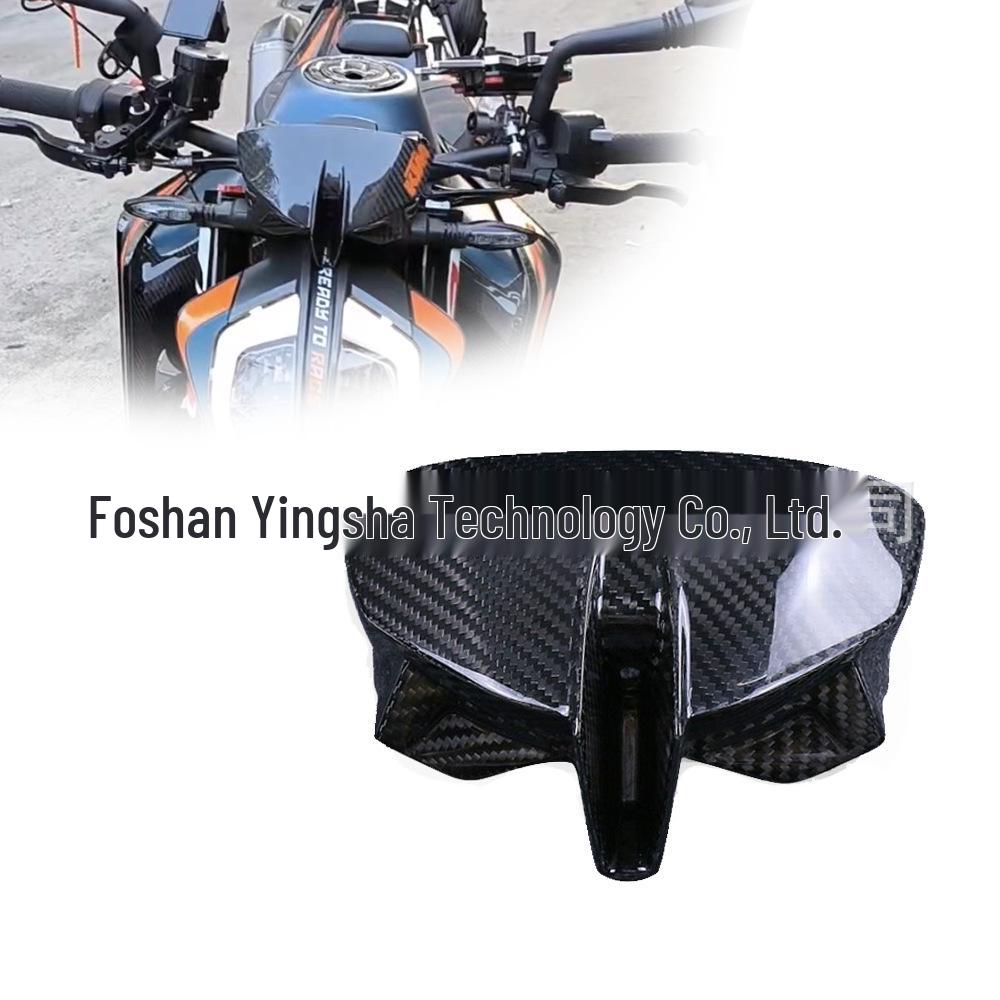 KTM Duke 790 Carbon Fiber Windshield Headlight Fairing