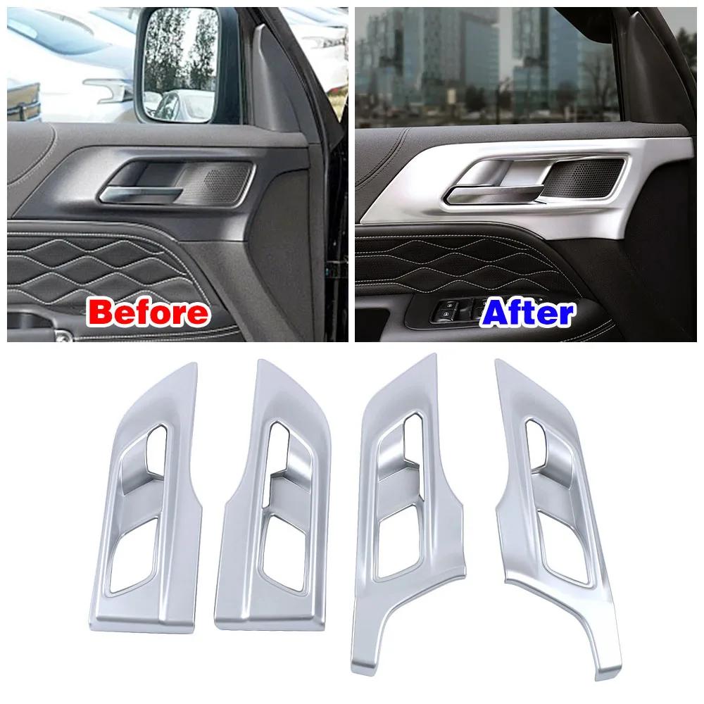 For GWM Tank 300 2024 2024 RHD LHD Accessories Silver Decor Interior Center Console Part Refit Frame Cover Trim Car Styling