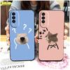 Anti-dust Silicone Phone Case For Wiko T50 Full Wrap Couple Phone Pouch Waterproof Shockproof Durable Cartoon Back Cover