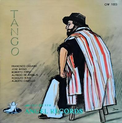10inch Record VARIOUS  Tango OW1003 ANGEL RECORDS Japan Latin Used