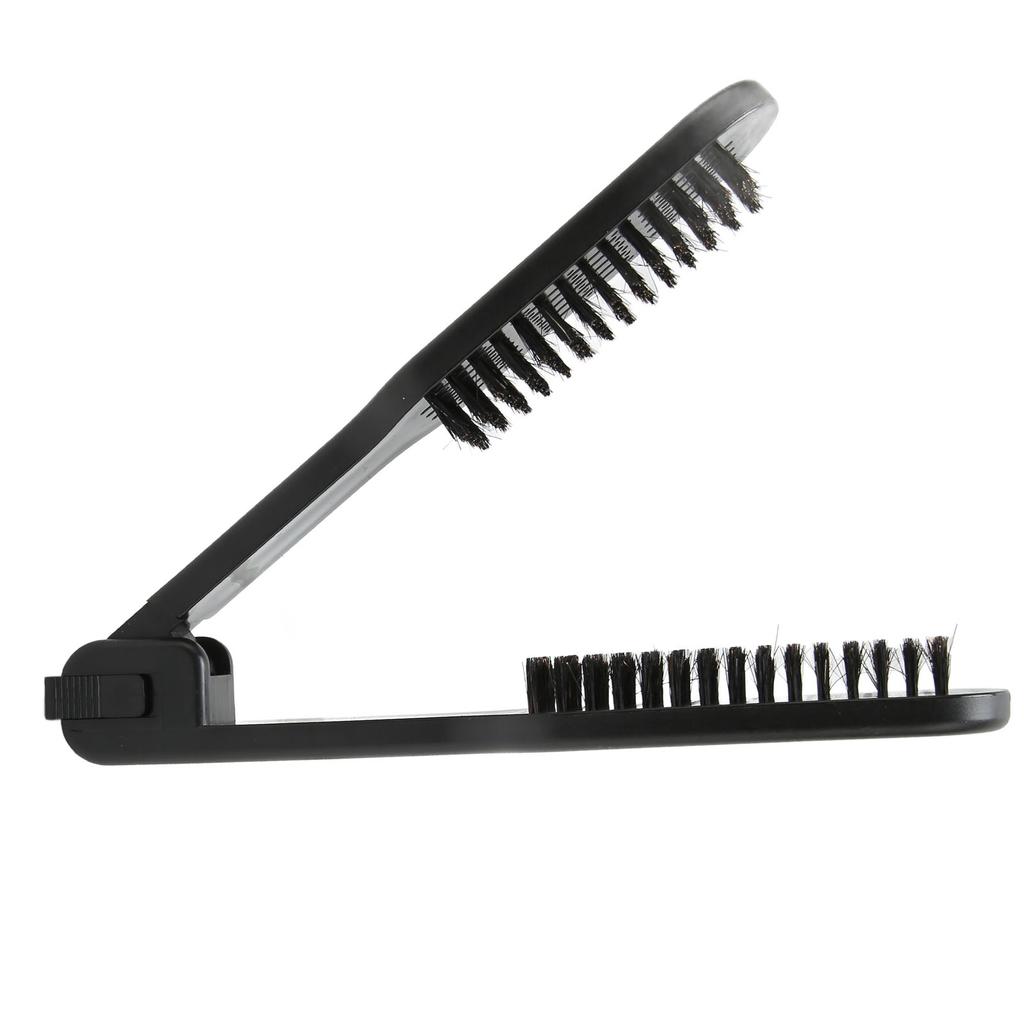 Hair Straightener Comb Prevents Static Nylon Bristles Hair Double Sided Brush for Smoothing and Straight Hair Styles