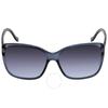 Blue Gradient Oversized Ladies Sunglasses Ck20518s 410 60