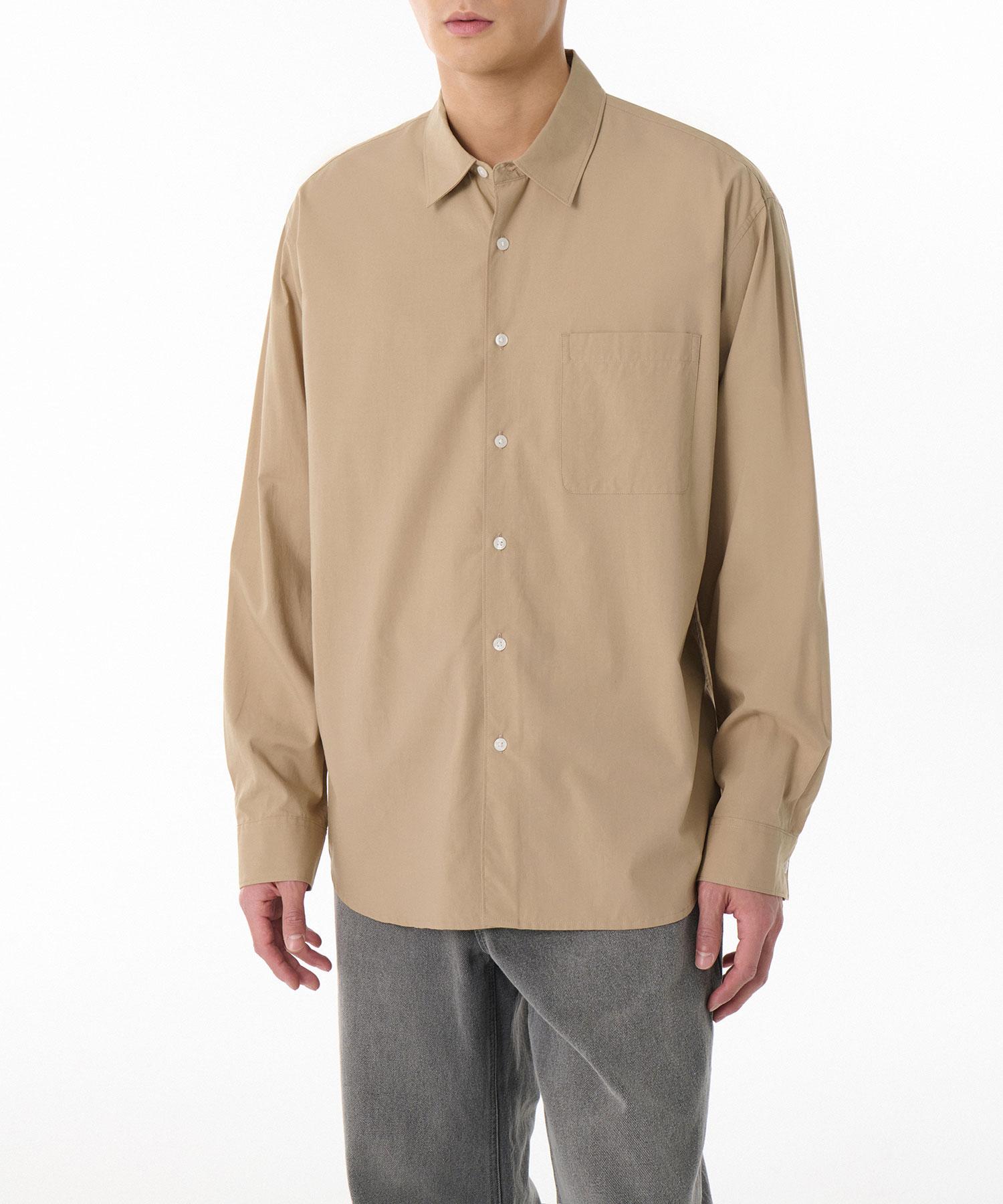 Musinsa Standard Relaxed Cr Shirt [Sand Beige] Sand Beige/2Xl