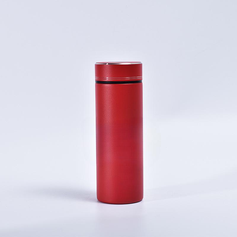 Stainless Steel Mug Simple Solid Color Portable Cup with Tea Leakage Office Cup.