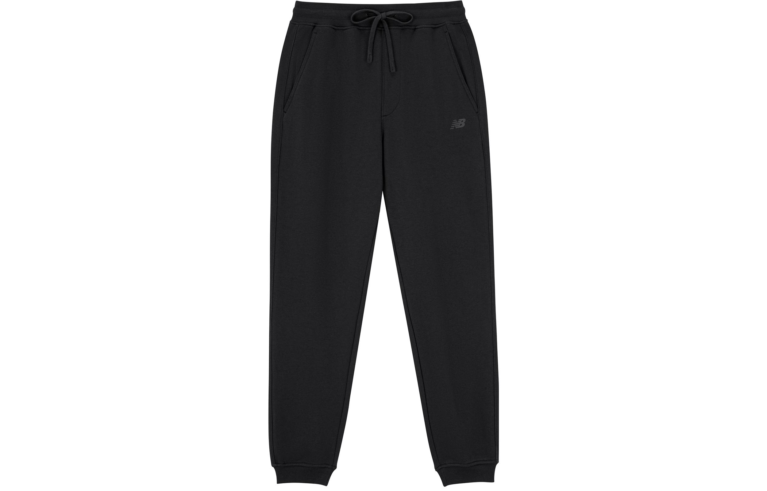 

New Balance Knitted Sweatpants Men s Black Moderate Cuffed Pants AMP33336-BK S