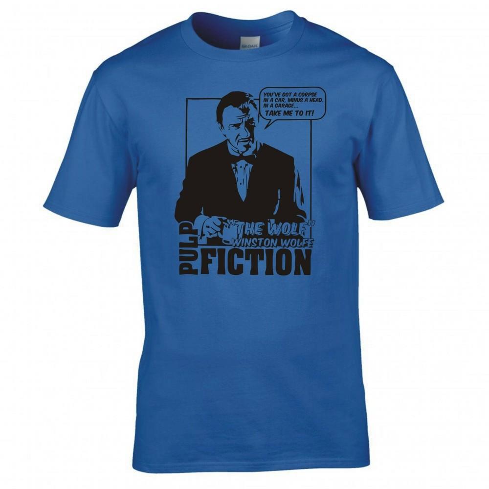 Inspiriert von Pulp Fiction Winston Wolfe Der Wolf T-Shirt