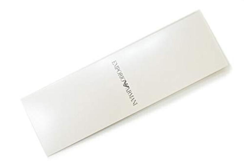 Emporio Armani Silk Tie with Brand Logo Blade eea23s006 Black (8.5cm Width) 3R604-00020