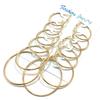 12 Pcs/Set Oversize Big Circle Hoop Earring Set for Women Brincos Steampunk Round Earrings