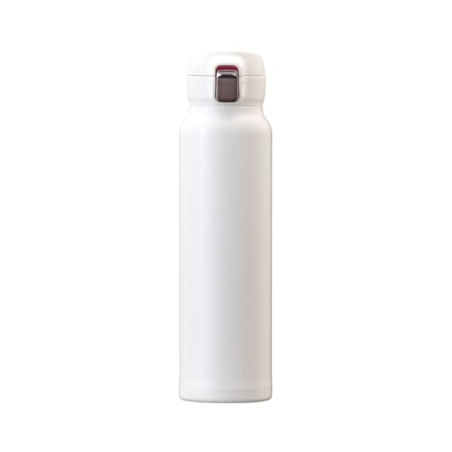 

Atlas ARNW-800WH 810ml Vacuum Insulated Stainless Steel Water Bottle, Heat and Cold Insulation, Lightweight, One-Touch, Airist White, for Hot Water
